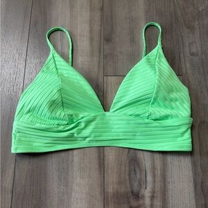 No Boundaries Bikini Top Neon Green Large